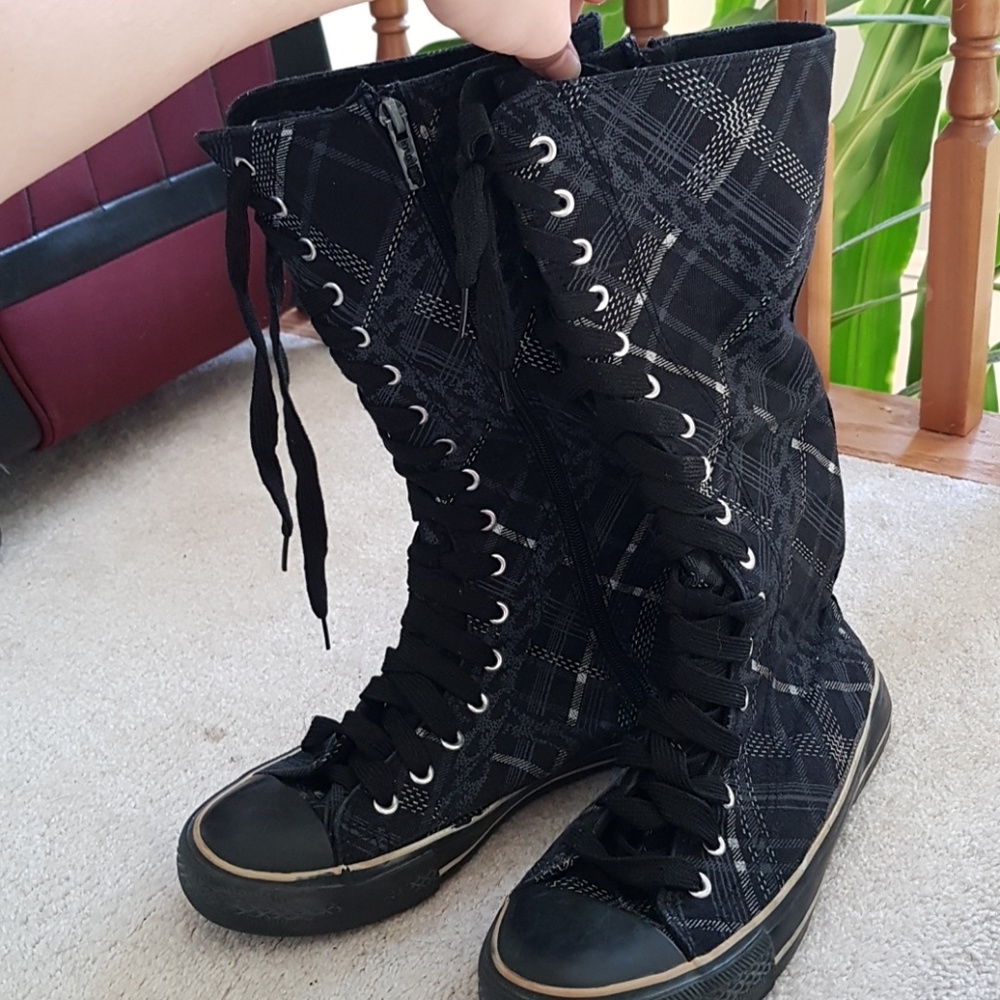 EUROPEAN HIGH ZIP SHOES